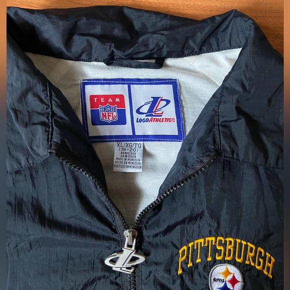 NFL Vintage Steelers Windbreaker/Jacket Logo Athletic Size XL - Picture 5 of 10